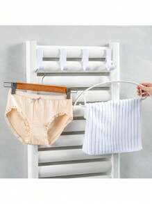 8/4 Stück multifunktionaler Handtuchhalter Haken, belastbarer rutschfester Badezimmer Aufbewahrungsregal, klebefrei Küchen- und Schlafzimmer Aufbewahrungsregal, Badezimmer Heizung Toilette Heizung Quertraverse Halterung Haken (geeignet zum Aufhängen von Handtüchern/Kleidung/Reinigungsutensilien) Schulanfang