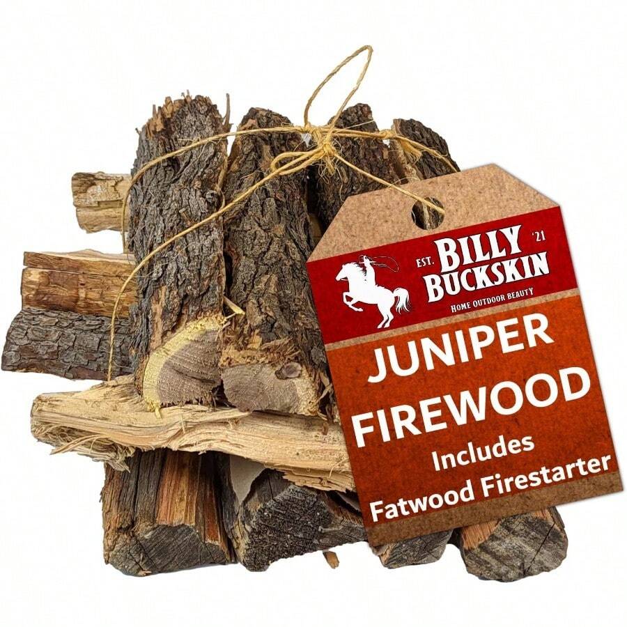 18 LB. Juniper Firewood Fatwood Firestarter Aromatic Seasoned Wood Logs ...