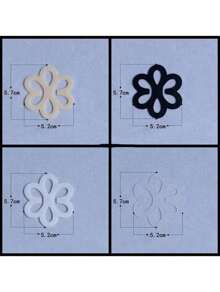 2pcs/4pcs Flower Shaped Bra Strap Clips, Invisible Anti-Slip Bra Strap Holders Women's Undergarment Accessories Invisible Slip-Proof Bra Strap Buckle For Lingerie - Crossback Straps, Transparent Buckle, Anti-Slip