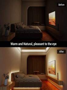 Fita de LED 12V ultrabrilhante - SMD 2835, 196,85 polegadas, 120 LED/m, iluminação flexível branca quente para quarto, cozinha, festas e muito mais, luzes decorativas