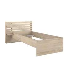 Miroytengo Cama Juvenil Eik con 2 Cajones Inferiores Roble Japonés 90x190-200 - Marrón - Ver 7