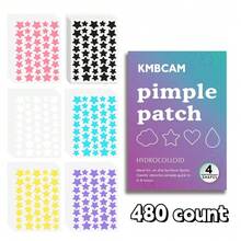 1400 Pcs Star-Shap Pimple Patches (7-Color), Facial Cover ,Boost Your Glamour, Party It Up,Fragrance-Free, Paraben-Unisex Adult, All Skin Types Compatible, No Fragrance,No Components Included - Multicolor - View 27