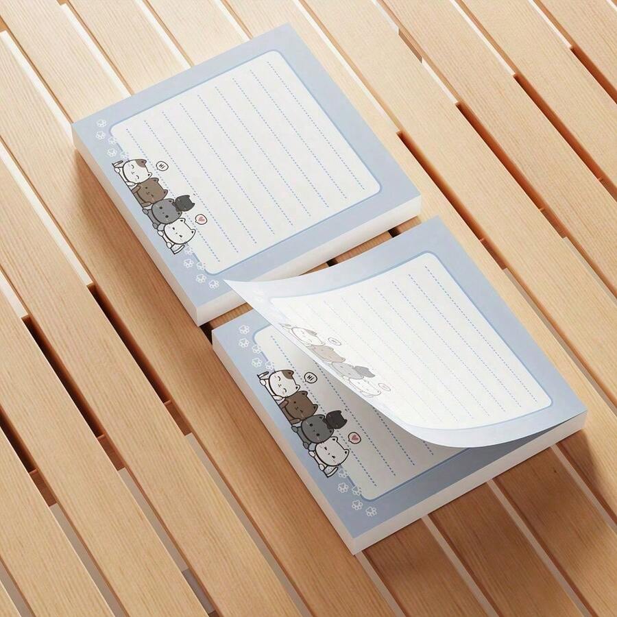 1PC Cat-Themed Self-Adhesive Sticky Notes, Sticky Sticky Notes With Cute Cat Images, Suitable For Offices, Schools, And Homes - Especially For Students, Teachers, And Cat Lovers - 1pc - View 1