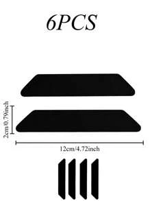2/6pcs Carpet Tape, PU Washable Non-Slip Reusable Carpet Grippers