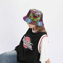 Reversible Bucket Hat For Women, Cute Beach Fisherman Style - Mushroom - View 11
