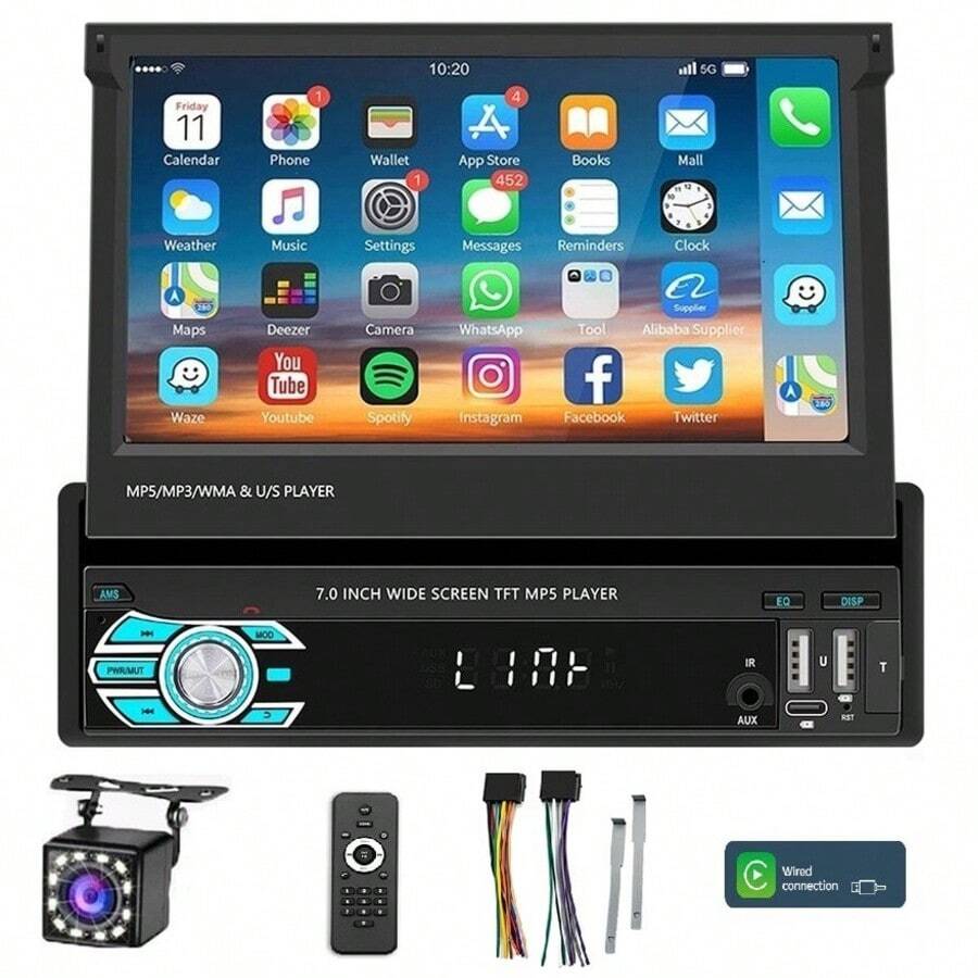 TUNKE Car Electronics Accessories - Black - View 1