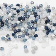 200 piezas de cuentas redondas de vidrio verde de 4mm para hacer joyas y manualidades DIY