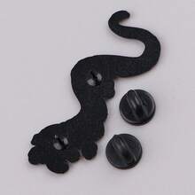 1pc Magical Domain Dragon Enamel Brooch Pin - Adorable Badge For Backpack And Clothes Dress Accessories Pin For Clothes Bag Charm School Office Accessories Shirts Jacket Jewelry Christmas Halloween Clothes Pin Funny Cute Teacher Gifts - Black - View 9