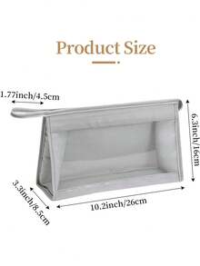 2 Lightweight And Portable Transparent Waterproof Toiletry Bags With Large Capacity For Makeup Artists To Go Out, 1 Makeup Bag For Single Shoulder And Crossbody, Suitable For Vacation Shopping, Men's And Women's Concerts, With Clear Design,Makeup Pouch,Cosmetic Bag,Travel Essential,Large Capacity,Large Makeup Bag,Christmas Gifts,Pouch,Travel,Gifts For Women Travel Essential,Pouch,Clutch / Small Handbag, Makeup Organizer,Makeup Organize,Pouch,Brush Holder,Mini Pouch,Large Capacity Pouch - Multicolor - View 11