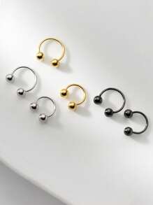 S925 Sterling Silver Pearl Navel Nail, Nose Nail, Navel Buckle, Navel Ring, Body Piercing Jewelry, Hypoallergenic Fashion Jewelry