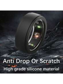 Universelle Silikonschutzhülle kompatibel mit Samsung Galaxy Ring und Oura Ring Gen3, wasserdicht, staubdicht, fingerabdruckfest, kratzfest, stoßfest 360° Rundum-Schutz Silikonhülle, weiches Silikonmaterial, modisch, mehrere Farboptionen, tolles Geschenk