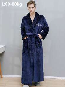 1pc Personalized Plush Robe Custom Embroidered, Birthday Gift, Wedding Gift, Adult Men Women Night Robe For Mom, Spa Bath Robe, Mother's Day Gifts, Father's Day Gifts, Wedding, Wedding Accessories, Bridesmaid Gifts Beach Essentials, Multi-Functional, Ornamental, Tea Room, Home, Garden, Office, For Anniversaries, For Valentine's Day, For Mother's Day, For Birthdays, For Father's Day, For Graduation, For Weddings, For Housewarming Back To School, Dorm Essentials Shower Towels For Beauty Salon, Hotel Sports, Home Essentials, Towel, Skin Care - Multicolor - View 21