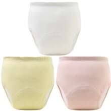 6件柔软训练裤，透气可洗幼儿训练裤，四季皆宜，混色，送给男宝宝和女宝宝的理想礼物，针织面料，防漏，布尿布替代品