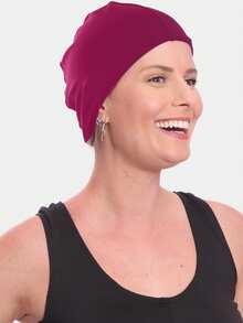 Kit 3 Swimming And Water Aerobics Caps Adult Unisex Suplex Simple Casual Polyester Beach Holiday Sports And Fitness - Đen, Hồng và Xanh - Xem 6