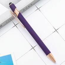 1/10支装定制刻字圆珠笔，多色圆珠笔，带触控笔尖，可个性化定制Logo，是母亲节、父亲节、教师节、婚礼、周年纪念日等场合送给朋友、客户、家人的独特礼物，也适合办公室和学校使用，沙漠秋季舒适风，办公室装饰，新工作礼物，办公用品，永恒的爱 - A - 查看 15