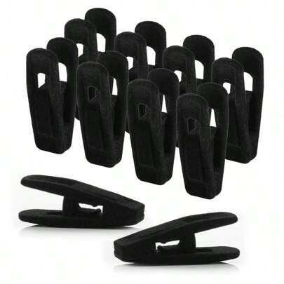 BKFUN 40/20/10/2 Pcs Velvet Hanger Clips, Strong Velvet Hangers Clips For Velvet Hangers, Pant Skirt Hanger Velvet Clips Fit For Velvet Hangers