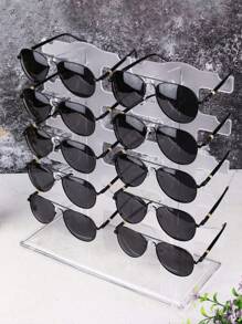 1 Piece Sunglasses Storage Display Stand, Glasses Storage Box Display Stand Can Hold 6 Pairs Of Glasses,For Holiday Beach, Bathroom Collection, Bedroom Collection, Large Capacity
