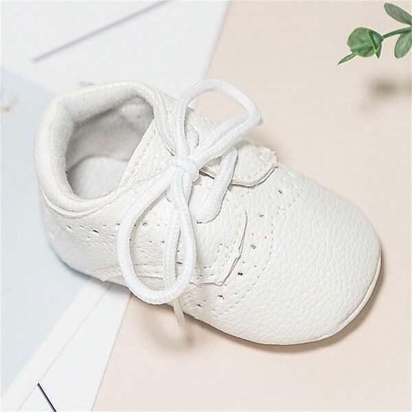 Baby Boy Oxford Shoes Soft Bottom Crib Shoes Lightweight Anti-Skid Infant Prewalker Loafers