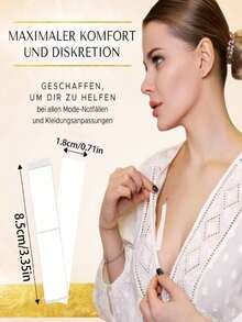 8-1 Set Headscarf Tapes, Chest Tapes, Double-Sided Tapes, Bust-Enhancing Tapes, Headscarf Tape Accessories, Headscarf Canopy Styling, Easy-To-Wear Casual Headscarf Anti-Slip Double-Sided Tapes, 1 Pack (36pcs), Suitable For Spring, Summer, Autumn, Winter, Daily Use, Double-Sided Tape, Sturdy, Non-Slip, Won't Damage Clothes - Multicolor - View 11