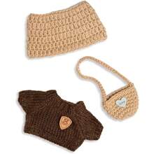 拉布布的衣服、拉布布的衣服、与拉布布兼容的衣服、娃娃的衣服（无娃娃）与 17 厘米娃娃兼容的衣服、手工钩针 17 厘米娃娃 3 件套、娃娃衣服、高级娃娃服装及配饰、时尚娃娃衣服、万圣节装饰。 - 彩色 - 查看 8