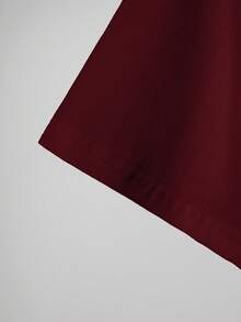 Classic Cotton Boys/Kids Pocket Tee, Maroon, Casual/Holiday Wear - Burgundy - View 6