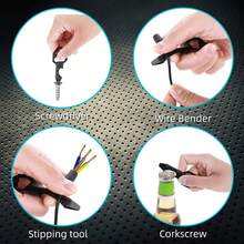 3pcs Multifunctional Keychain Tool, Stainless Steel EDC Small Tool, 6-In-1 [Bottle Opener, Wrench, Screwdriver, Metric Ruler, Box Cutter] Everyday Carry Pocket & Backpack Tool, DIY Tool, Christmas Gift For Men