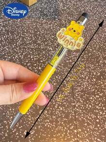 Disney Disney Premium Crystal Gradient Press-Type Gel Pen Set - Officially Licensed Mickey & Minnie & Daisy & Donald & Winnie The Pooh Collectible Design With Interchangeable Character Plates, 0.5mm Quick-Dry Black Ink (2000+ Pages), Luxury Writing Instrument For Journaling & Sketching - Elegant Gift For Disney Collectors & Educators, School Supplies,Back To School