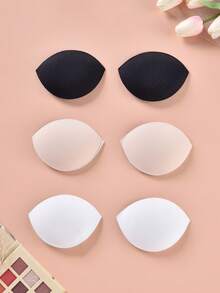 3 Pairs Extra Thick Breathable Sport Bra Pads, Bra Inserts Foam Cups Breast Pads For Underwire Bras