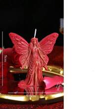 Joivida Bougies sensuelles basse température, bougies de festival, bougies parfumées pour ambiance de fête, bougies en mélange de cire de soja sans fumée, bougies noires et rouges pour Halloween