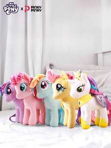 MY LITTLE PONY Girls' Unicorn-Shaped Crossbody Bag,Cute Storage Bag Shoulder Bag Commuter Bag Pinkie Pie Twilight Sparkle Rarity For Outing Halloween Christmas Party Birthday Gift For Women & College Students & White-Collar Workers - Multicolor - View 1