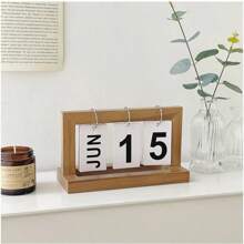 Nordic Minimalism And Creative Flipping Calendars, Desk Calendar Decorations, Home Living Room Dining Tables, Coffee Tables, Office Desk Decorations, Calendar Decorations, Basic Home Decorations, Home Goods Christmas Countdown Calendar