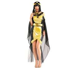 埃及法老艳后COS服装成人男女套装古埃及神话祭祀仪式舞台表演服装万圣节漫画展演派对长袍 - 彩色 - 查看 9