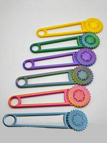 1. 手持式纸箱打孔工具，适用于DIY工艺品、艺术项目、卡片制作和纸箱改造 - 便携式精密工具，可使纸板均匀弯曲和折叠，实用设计 | 坚固手柄，可用作纸艺打孔机 - 彩色 - 查看 10