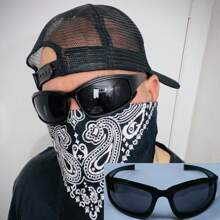 Unisex Classic Polarized Vintage Driving Glasses, Colorful Graffiti Frame Arms, High-Quality PC Frame, Classic Simple Eye Protection Decorative Glasses, Metal Hinges, Suitable For Daily And Outdoor Activities, Anti-Wind, Anti-Sunlight, Anti-Dust, Anti-Rain, Anti-Sand, Suitable For Camping, Parties, Shopping, Leisure, Reading, 95% Lens Shading, Suitable For New Year, Valentine's Day, Easter, Thanksgiving, Father's Day, Christmas Gifts
