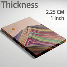 1 Pc Canvas Painting,None,Wood Framed Painting (1) Thickness 2.5 Cm/ 1 Inch-Home Decoration For All Occasions,Ideal New Year, Valentine's Day,Thanksgiving,Easter,Christmas Gift,Room Decoration Aesthetic,Wall Decoration Art,Perfect Gift,Autumn And Winter Wall Decoration,Living Room Decoration, Bedroom Decoration, Kitchen Decoration, Entry Decoration, Bathroom Decoration, Direct Wall Painting, High Quality Wall Painting Poster,Modern Home Decoration Stretched And Framed Ready To Hang - màu đen - Xem 3
