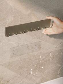 1 قطعة رف خطاف للمطبخ، خطاف مثبت على الحائط بدون ثقب للحمام والنوم