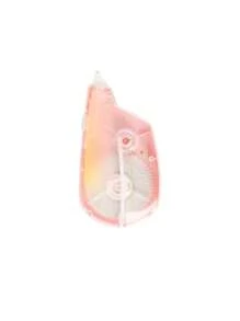 TWINGO 1 Pc Push-Pull Correction Tape, Creative Gradient Pattern Push-Pull Design Correction Tape - Core Length Of 30 Meters, PET Material Transparent And Visible Internal Contours Dustproof Mouth Guard, Suitable For Learning, Writing, Textbook Answering, Writing Errors And Correction Of Typo Learning Tools, Fashionable And Portable School Supplies, Essential For Back-To-School Season,School Supplies,Back To School