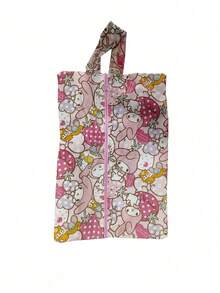 SANRIO 1 Túi đựng giày  hoạt hình   Khăn lau giày Túi treo đựng giày Đồ dùng du lịch thiết yếu (Một số chi tiết có thể ngẫu nhiên) - Nhiều màu - Xem 5