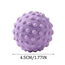 1 Stück TPR Triggerpunkt-Massageball - Yoga Fitness Ball - Stehender Lenden-Rückenmassagegerät Fitnessstudio