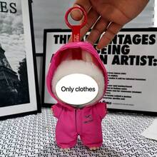 [Solo ropa de muñeca] 1 set de ropa de 15-17cm para Labubu muñeca que incluye capa y parka, accesorio para Labubu muñeca , Labobo No.1/2/3 - Multicolor - Ver 7