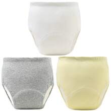 6件柔软训练裤，透气可洗幼儿训练裤，四季皆宜，混色，送给男宝宝和女宝宝的理想礼物，针织面料，防漏，布尿布替代品