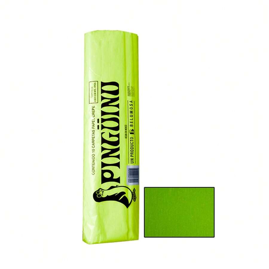 Mint Green Crepe Paper Belumosa Penguin With 10 Sheets Of 50cm X 2 Meters