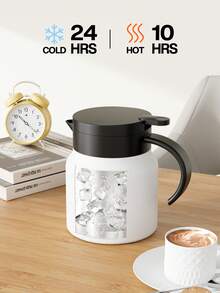 27/32oz Stainless Steel Vacuum Insulated Coffee Carafe, Small Beverage Dispenser, Suitable For Coffee, Milk, Hot Chocolate And Other Drinks