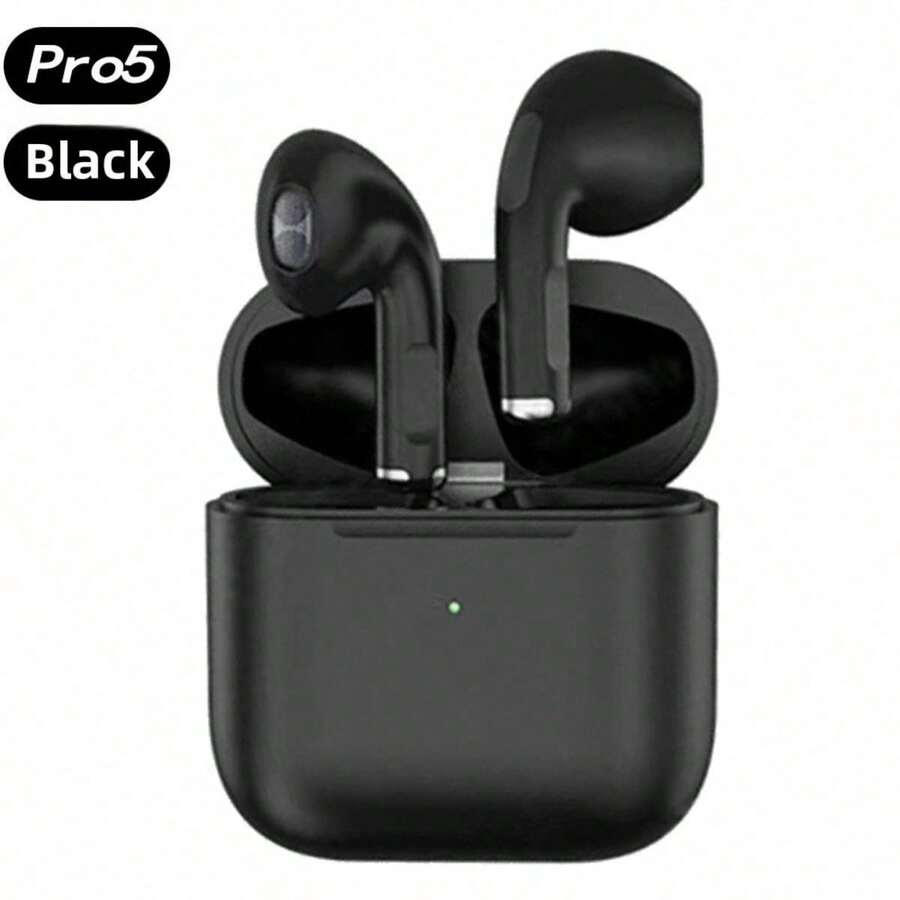 Pro 4th - 6th Gen TWS True Wireless Bluetooth Earbuds - Ultra - Long Battery, High - Quality Sound, In - Ear Design- - PRO5 has a battery life of 4 hours - full set - black - View 1