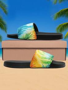 1 Pair Custom Women's Sandals, Personalized Customized Photo Design, Custom Soft Sole Sandals, Home Slippers, Suitable For Indoor, Outdoor And Bathroom Garden, Spring And Summer Sandals, Customized Gift For Mom/Dad/Her/Him/Girlfriend/Boyfriend/Wife/Husband/Friend - Multicolor - View 7