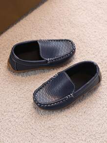 Spring & Autumn Kids Leather Loafers, Boys Casual Shoes, Girls Mary Jane Flats, Parent-Child Shoes, Big Kids School/Princess Shoes