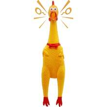 Screaming Chicken, Yellow Rubber Duck, Squeaky Rubber Chicken Prank Novelty Toys, Suitable For Dogs And Pets - Multicolor - View 6