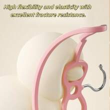 20 Pieces Cute Heart HangersHeavy Duty Clothes Coat Hanger For Adult Jackets, Pants, Shirts, Suit, Dress Room Closet Space Saving(Pink,Velvet)