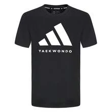 Adidas Combat Loose Fit 男士短袖运动T恤，AdiCLTS24TKP-BW - 黑色 - 查看 1