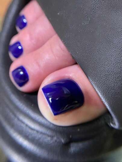 24 قطعة أظافر إصطناعية كاملة السطح سوداء للأصابع عديمة اللون، نصائح فنية للأظافر الصناعية